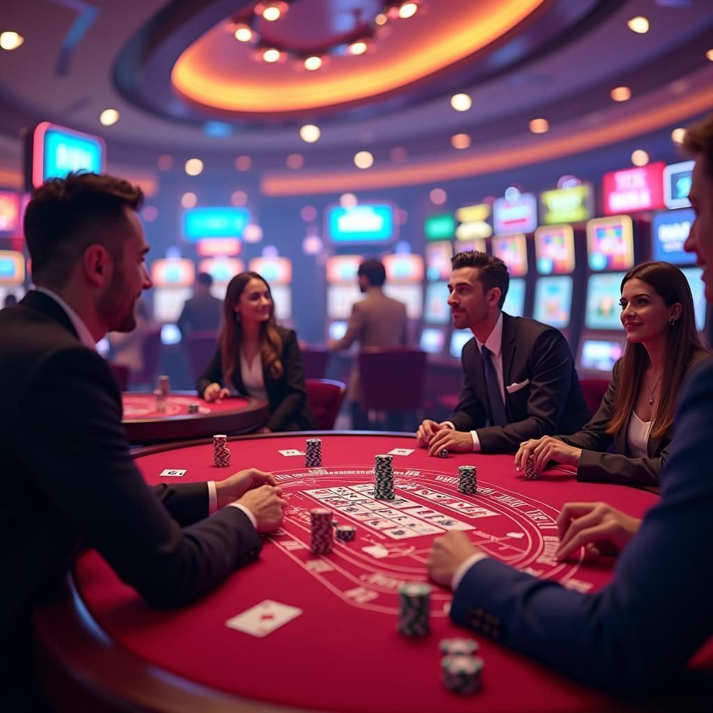 gold slots Live Casino ဒိုင်နှင့် Baccarat ကစားနေသူများ